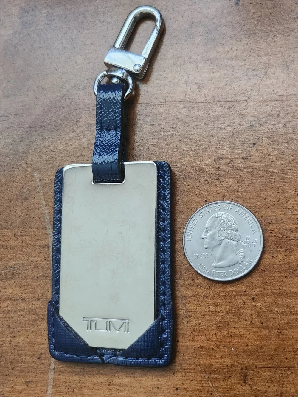 Tumi Luggage Hang Tag Navy Blue
